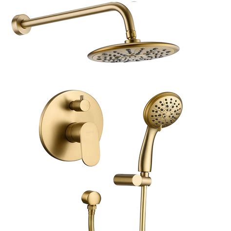 Buy Shower System Wall Ed Shower Faucet Set For Bathroom With High Pressure 8 Rain Shower Head