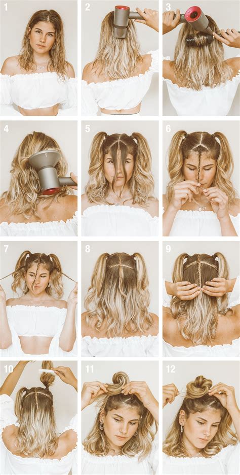 Here are some everyday hairstyles for medium hair to inspire. Tutorial: Quick & Easy Festival Hairstyle (for short hair ...