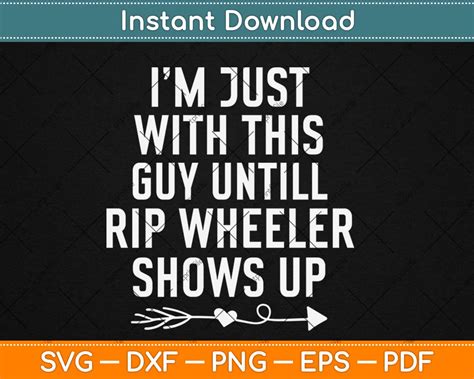 Rip Wheeler Svg Png Design Digital Craft Cut File Instant Download