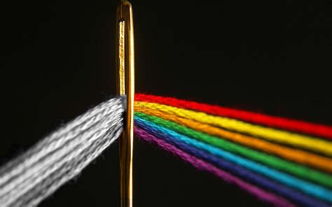 Multicolored Thread On Needles Hd Wallpaper Wallpaper Flare
