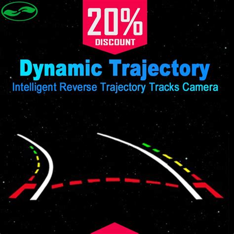 Intelligent Dynamic Trajectory Tracks Rear View Camera Hd Ccd Reverse Backup Camera Auto