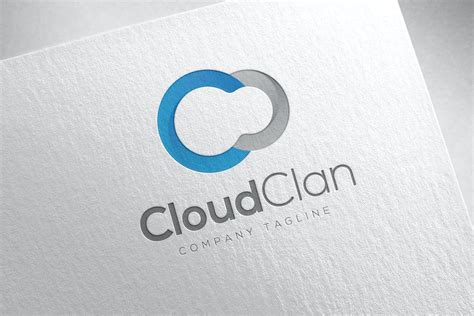 Cloud Clan Logo Design Template Place