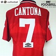 1994-95 Manchester United home shirt Cantona #7 @cultfootball with ...