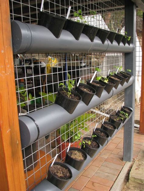 Best Diy Vertical Garden With Pvc Pipes For Small Home Yard