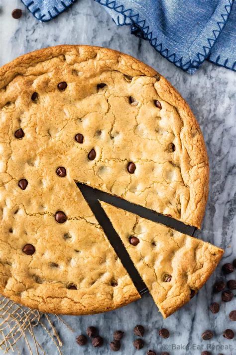 Giant Chocolate Chip Cookie Bake Eat Repeat