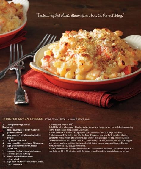 Lobster Mac And Cheese Recipe Food Network Recipes Recipes Food