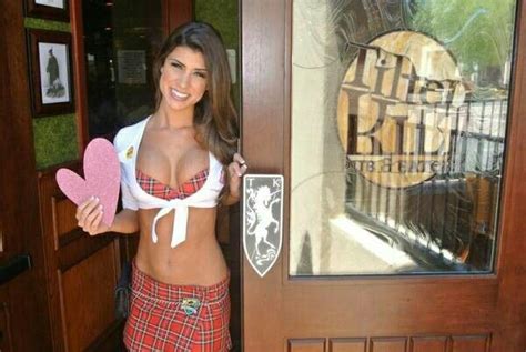 pin on tilted kilt hooters girls