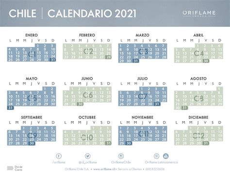 Calendario 2021 Chile Calendario Mensual De Enero Febrero 2021