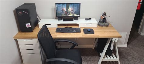 Just Getting Into Pc Gaming Bought This Setup Yesterday Ikeapcstations