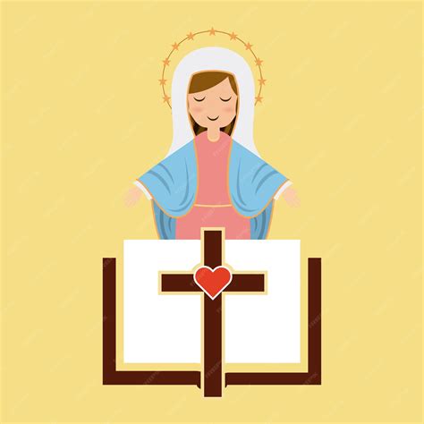 Diseño De Religión Católico Vector Premium