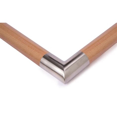 You'll square everything up when you install the handrail. IAM Design Wood Inox Stainless Steel 90-Degree Square ...