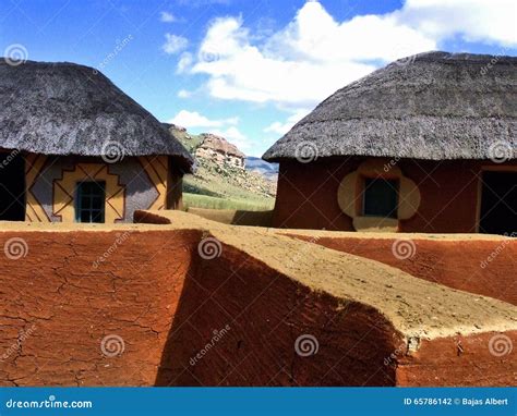 Typical Zulu Village Stock Photo Image Of Museum Roof 65786142
