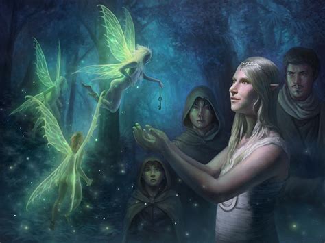 fonds d ecran elfes fées fantasy télécharger photo