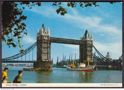 London 2l12 Tower Bridge London By John Hinde Original Great Britain