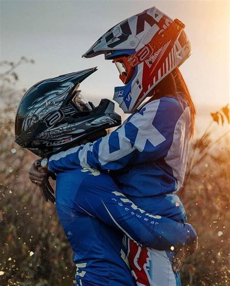 Sweet Motocross Love Motocross Couple Bike Photoshoot