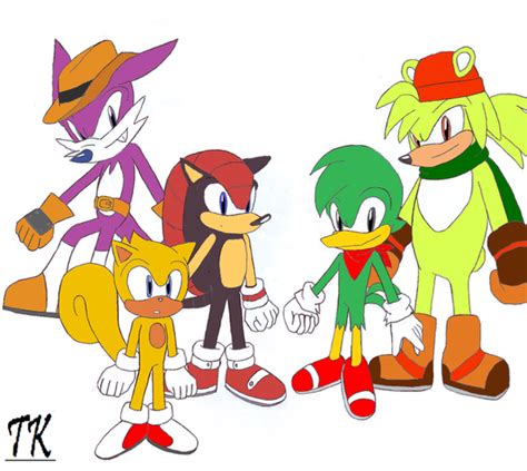 Old Sonic Characters Renewed By Elleri1 On Deviantart