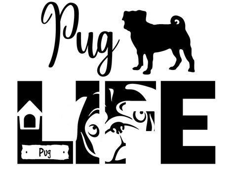 Free Pug Life Svg File The Crafty Crafter Club