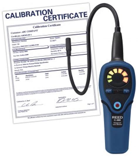 Reed C 380 Nist Refrigerant Leak Detector Includes Traceable Certificate