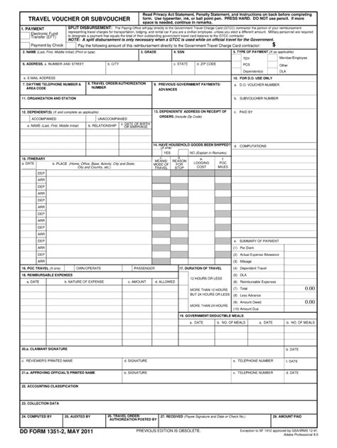 Dd 1351 2 2011 2024 Form Fill Out And Sign Printable Pdf Template