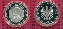 10 Euro Silbermünze Bundesrepublik Deutschland 10 Euro 2004 200 ...