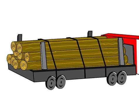 Logging Truck Clip Art At Vector Clip Art Online Royalty