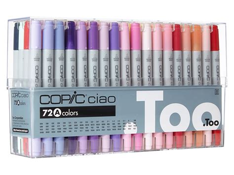 Copic Ciao Markers 72 Color Set A