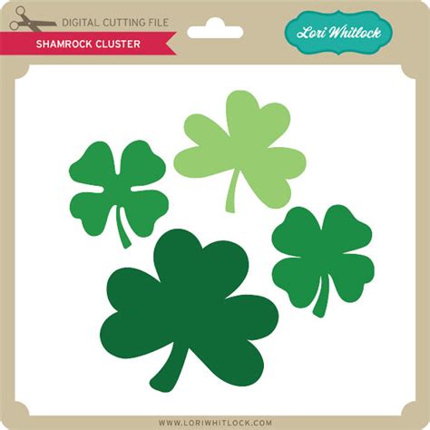 Shamrock Cluster Lori Whitlocks Svg Shop