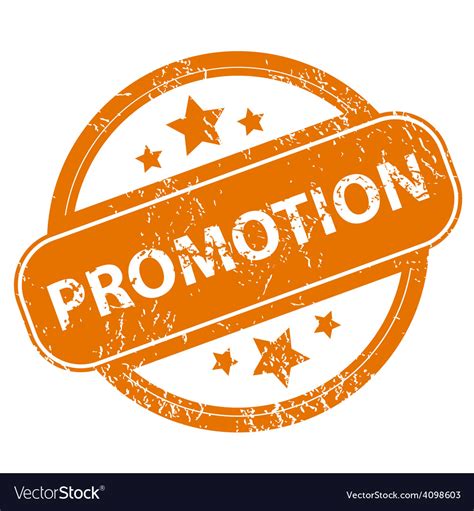 Promotion Grunge Icon Royalty Free Vector Image