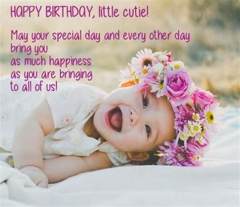 Happy Birthday Quotes For Baby Girl Wishesgreeting