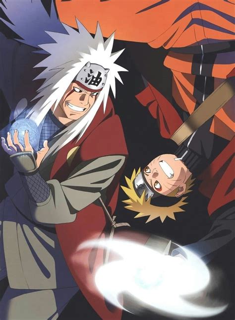Jiraiya And Naruto Naruto Uzumaki Shippuden Naruto Kakashi Anime