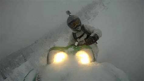 Snowmobiling In Deep Powder Youtube