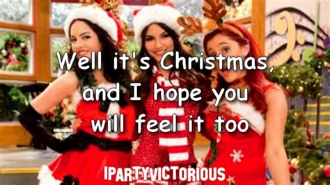 Victorious Its Not Christmas Without You Lyrics Youtube