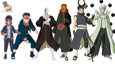 Naruto Characters Uchiha Obitos Evolution Youtube