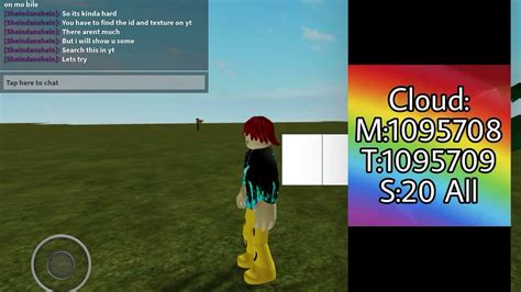 How To Get Mesh Id And Texture In Roblox Mobile Youtube