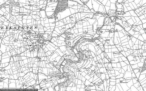 Historic Ordnance Survey Map Of Ecton 1898 Francis Frith