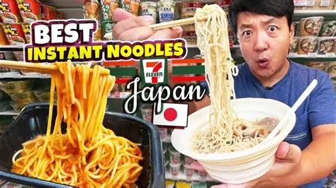 Best Japanese Instant Noodles 24 Hours Eating Only 7 Eleven Food In Tokyo Japan