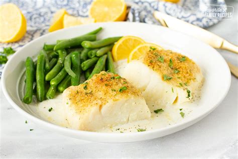 Baked Cod With Cream Sauce