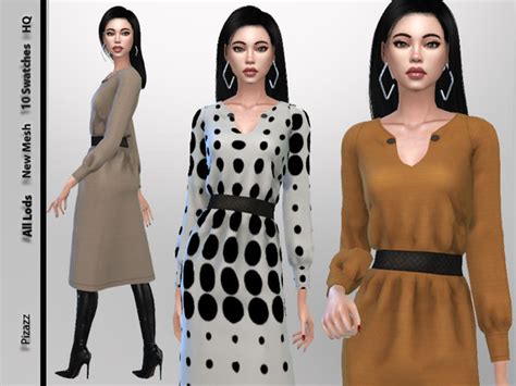 Dress Set By Pizazz At Tsr Sims 4 Updates