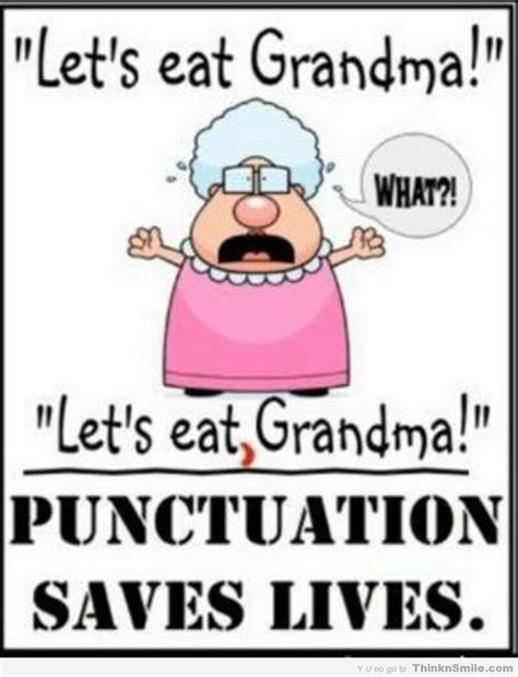 Use A Comma Save Your Grandma Teacher Humor Grammar Humor Grammar