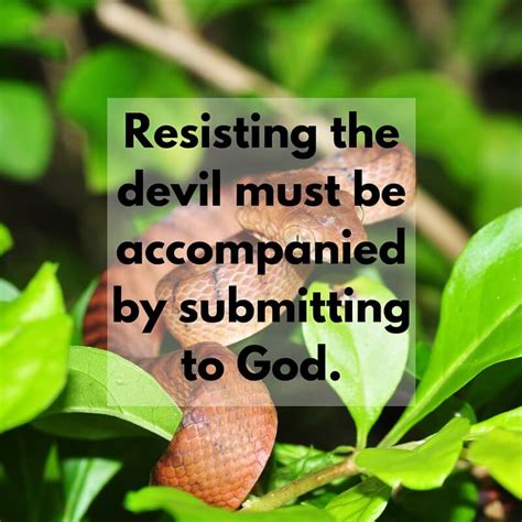 What Does It Mean To Resist The Devil And Why Will Resistance Cause