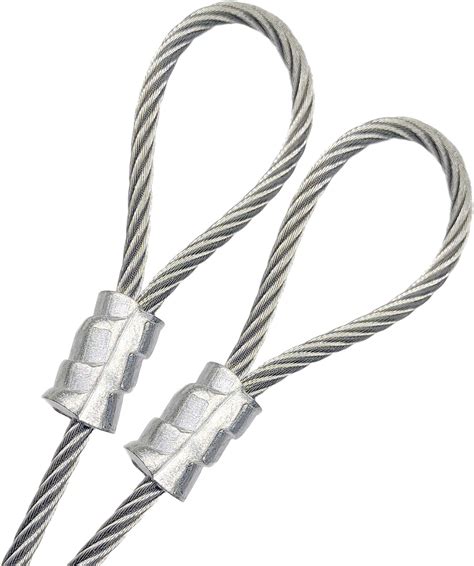 Psi 14 Core Double Looped Cable With Thimble Outdoor Steel Braided