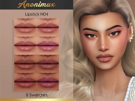 Lipstick N04 By Anonimux Simmer At Tsr Sims 4 Updates