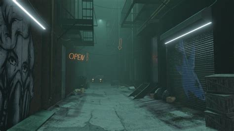 Artstation Dark Alley Janis Civan Dark Alley Alley Dark