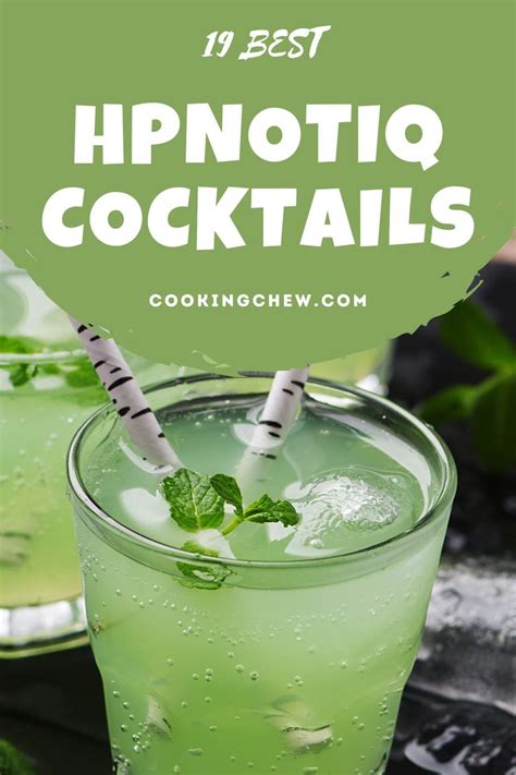 19 Best Hpnotiq Cocktails Add Fruity Flavors To Your Glass