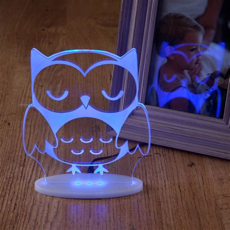 Girls And Boys Remote Controlled Owl Night Light By Spotted