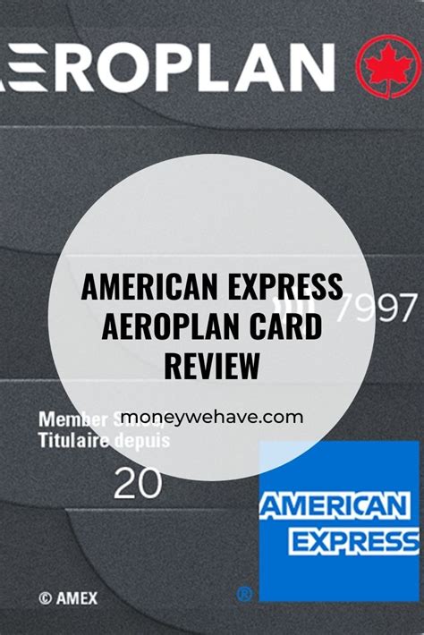 Credit cards are a means of payment, nothing more. American Express Aeroplan Card Review - Money We Have