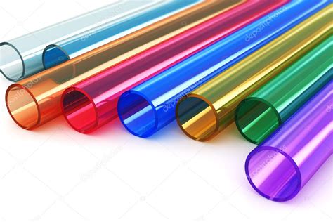 Color Acrylic Plastic Tubes — Stock Photo © Scanrail 38673415
