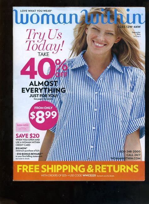 Woman Within Plus Size Womens Fashion And Accessories Catalog Spring