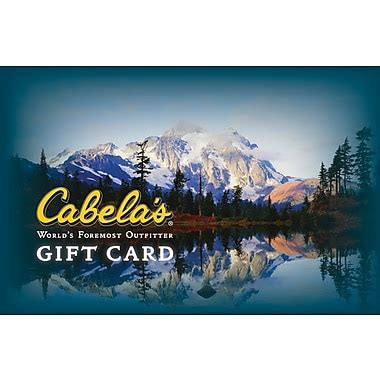 This one gets you out. Cabela's Gift Cards | Staples®