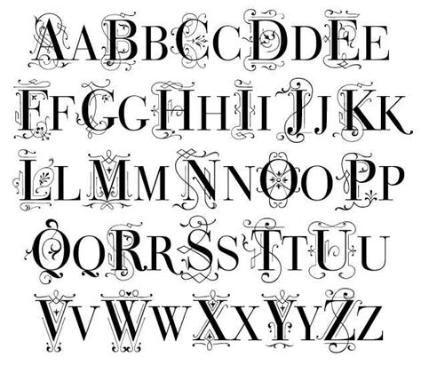 10 Best Font Styles Alphabet Printable